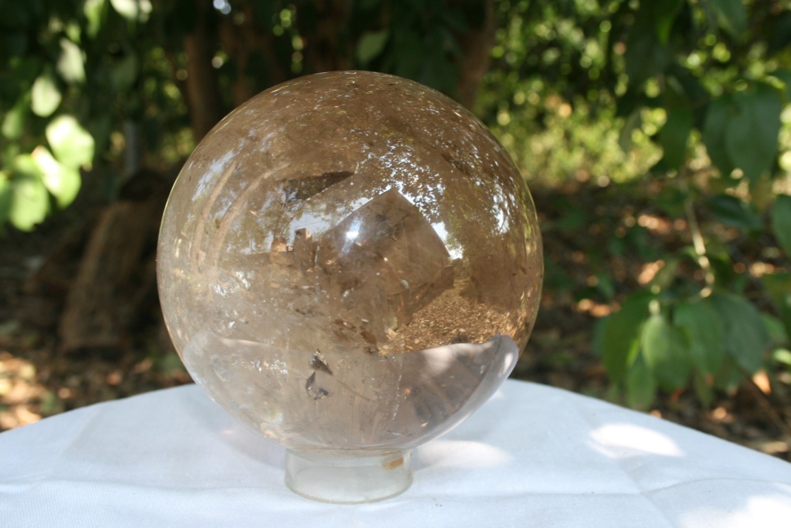 Citrine Sphere manifestation, personal will, mental clarity and creativity 4813